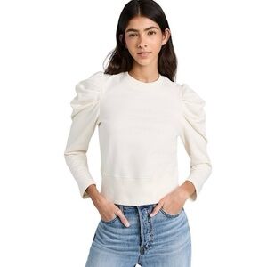 SoldOut NYC The Just Enough Puff Sleeve Sweatshirt XS